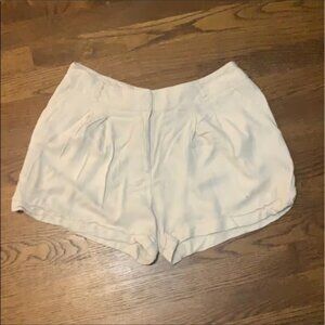 Forever 21 pleated kaki high wasited shorts